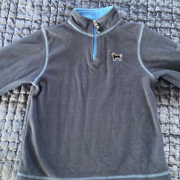 Black Dog fleece quarter zip pull-over, x-small - Picture 1 of 6